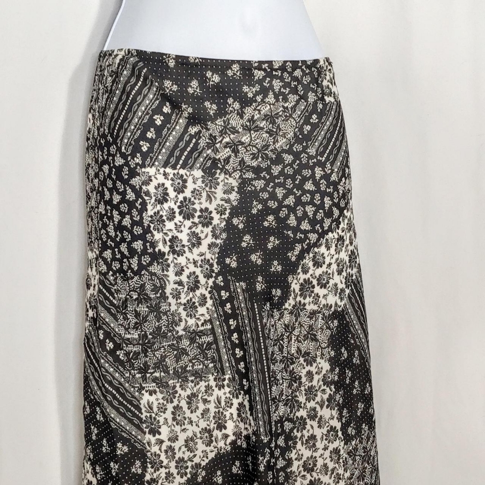 SOLD Y2k vintage high low hem midi skirt - Picture 2 of 6